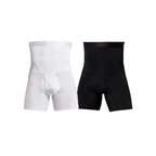 Short de compression sculptant ventre plat pour homme