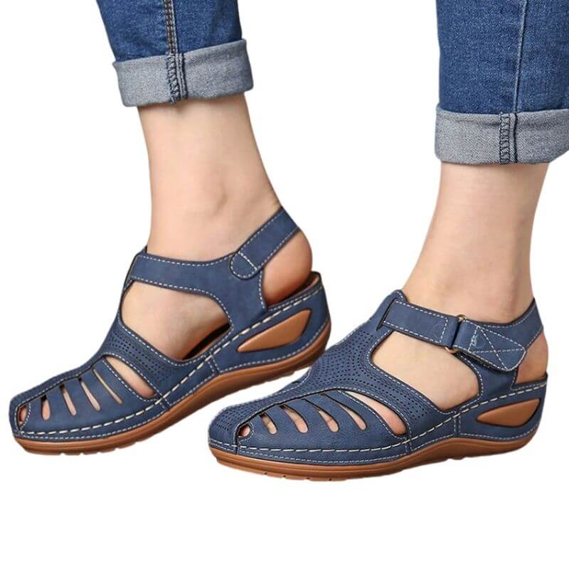 Sandales compensées orthopédiques Calypso Gladiator 