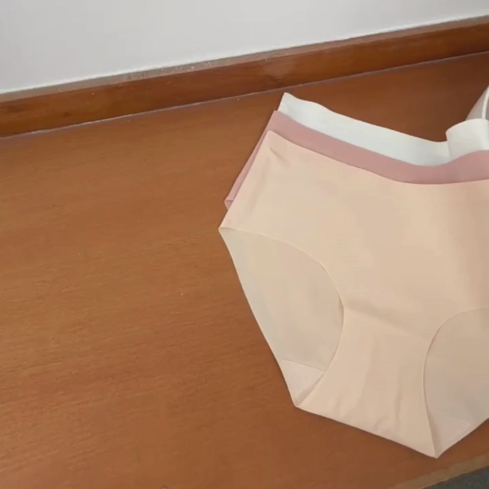 Breathable Seamless Mid-Waist Underwear
