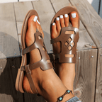 Sandales en cuir à semelle souple Orvieto 