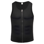 SweatMax : Gilet de compression sauna pour homme, favorisant la transpiration et la silhouette.
