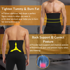 ThermoCore: Men's Waist Trainer Fat Burning Sweat Belt
