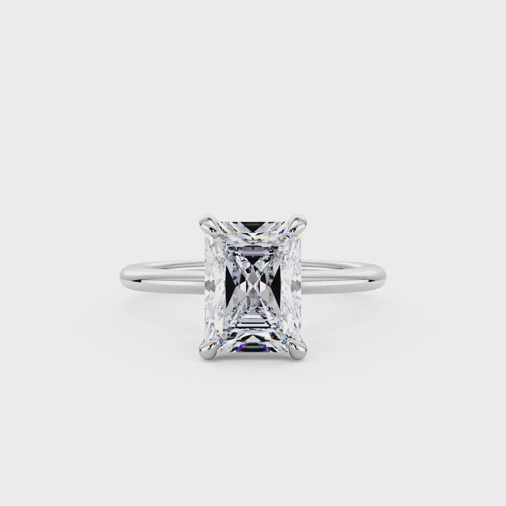 Radiant Solitaire Ring