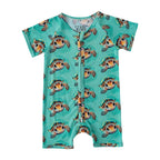 Adorable barboteuse d'été pour bébé tortue de mer