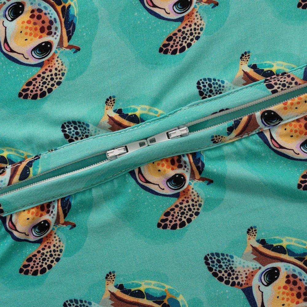 Adorable barboteuse d'été pour bébé tortue de mer