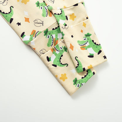 Adorable Alligator Baby Sleep Romper