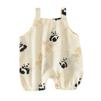Animal and Fruit Prints Sleeveless Baby Romper