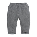 Ensemble bébé gentleman : gilet et pantalon avec nœud papillon