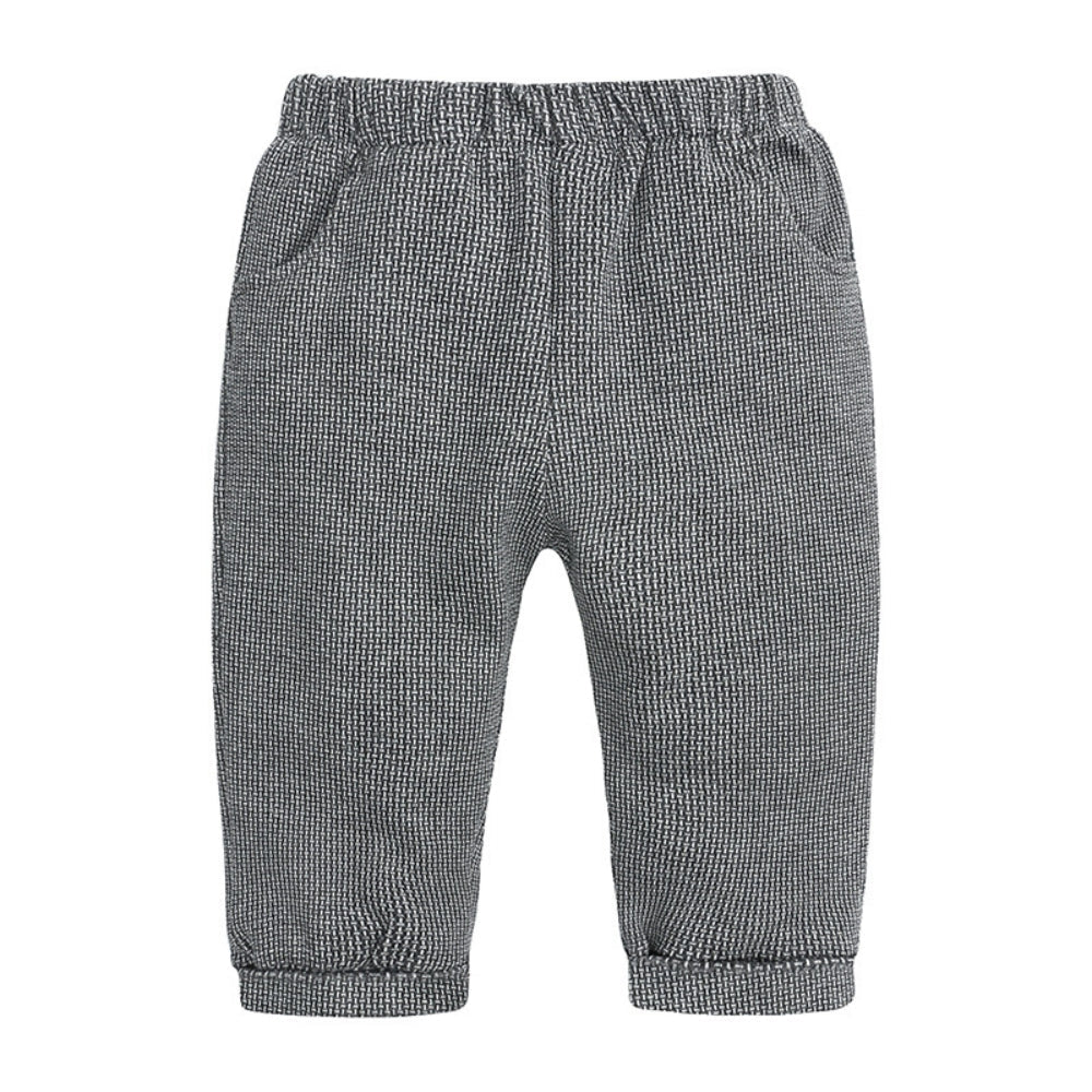 Ensemble bébé gentleman : gilet et pantalon avec nœud papillon