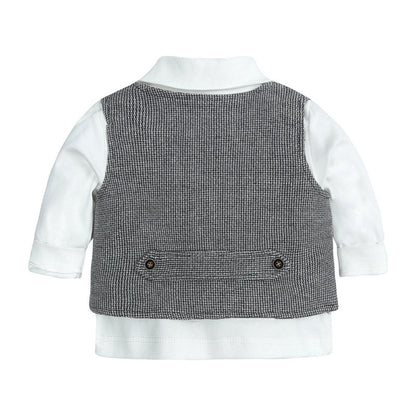 Baby Gentleman Bow Tie Vest and Pants Set