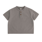 Chemise Henley en coton pour garçon