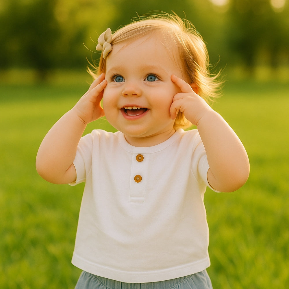 Boys Cotton Henley Shirt