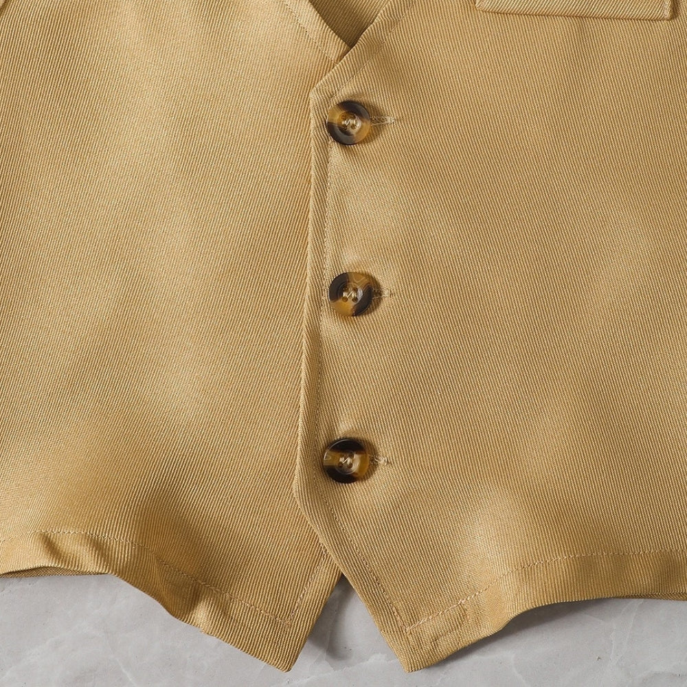 Handsome Gentleman Golden Formal Set