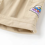 Short cargo pour garçon avec détails amusants en patch