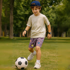 Short cargo pour garçon avec détails amusants en patch