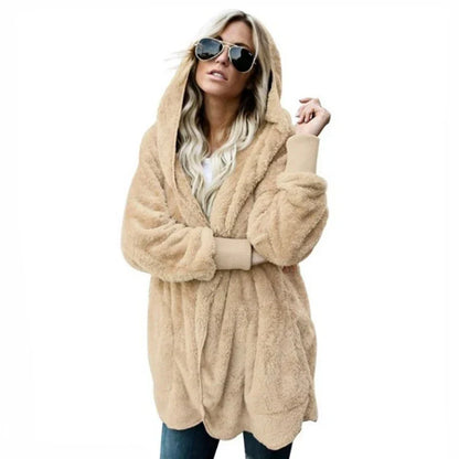 Cardigan Jacket- Double Fleece Polyester Blend & Warm Layer