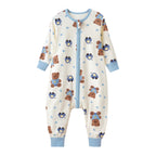 Grenouillère de nuit pour bébé à imprimé intégral adorable