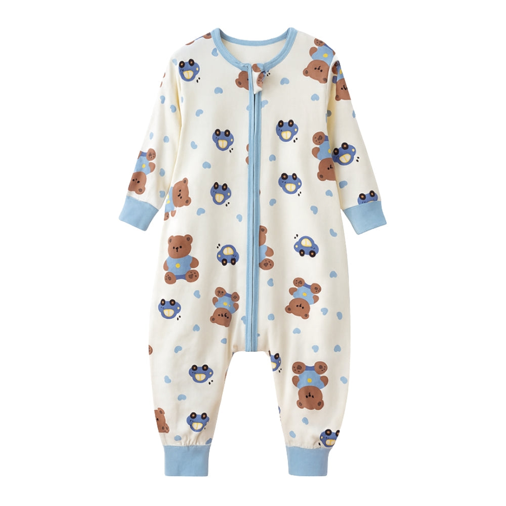 Grenouillère de nuit pour bébé à imprimé intégral adorable