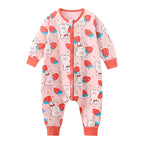 Grenouillère de nuit pour bébé à imprimé intégral adorable