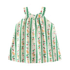 Robe d'été mignonne à motifs lapin et fraise avec sac carotte