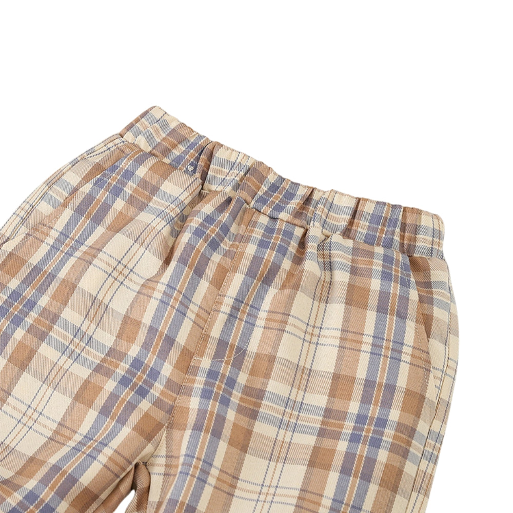 Dapper Plaid Blazer and Bow Tie Boys Set