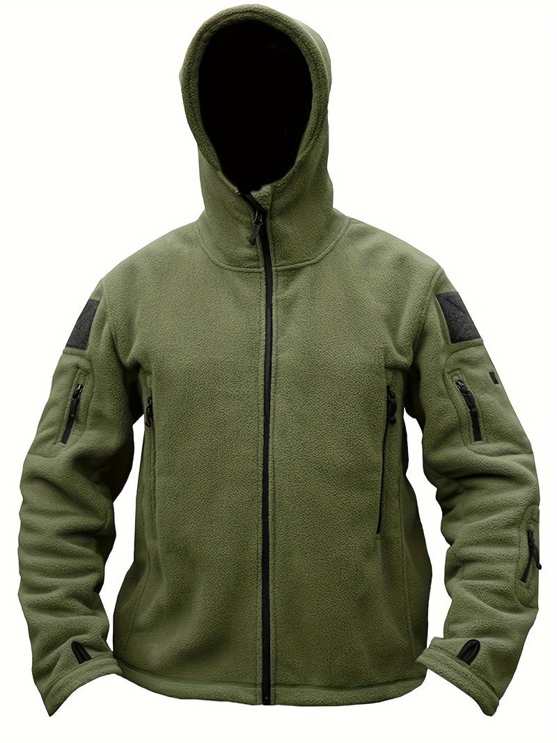 Fleece Jacket - Windproof Shell & Lightweight Warmth