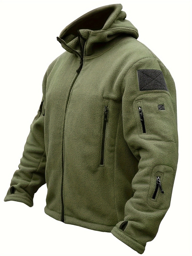 Fleece Jacket - Windproof Shell & Lightweight Warmth