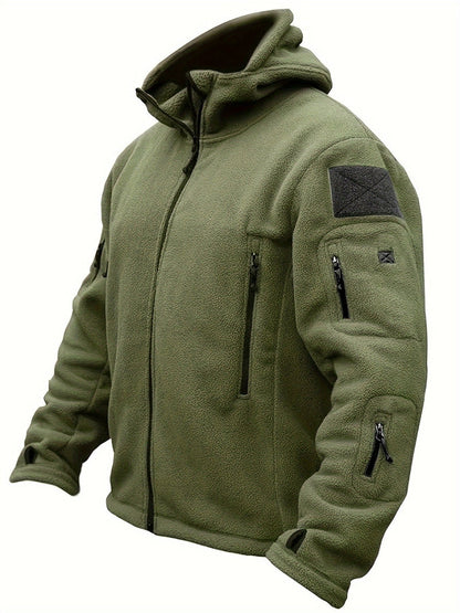 Fleece Jacket - Windproof Shell & Lightweight Warmth