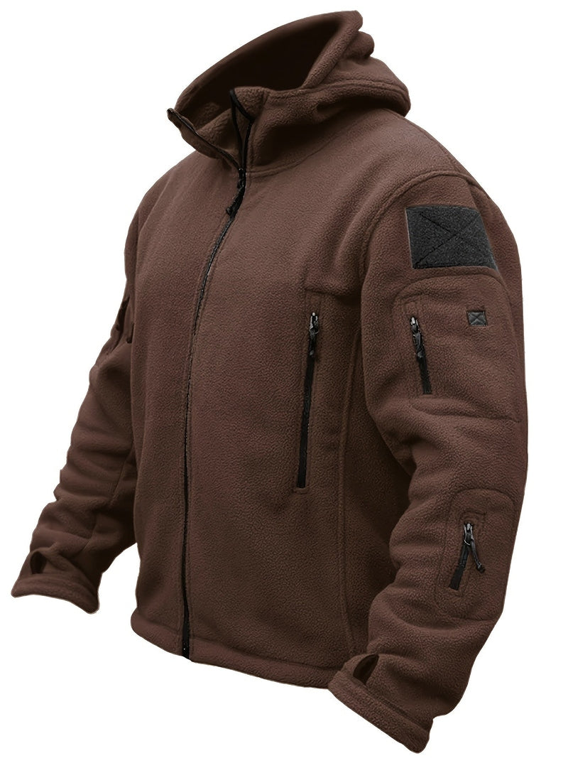 Fleece Jacket - Windproof Shell & Lightweight Warmth