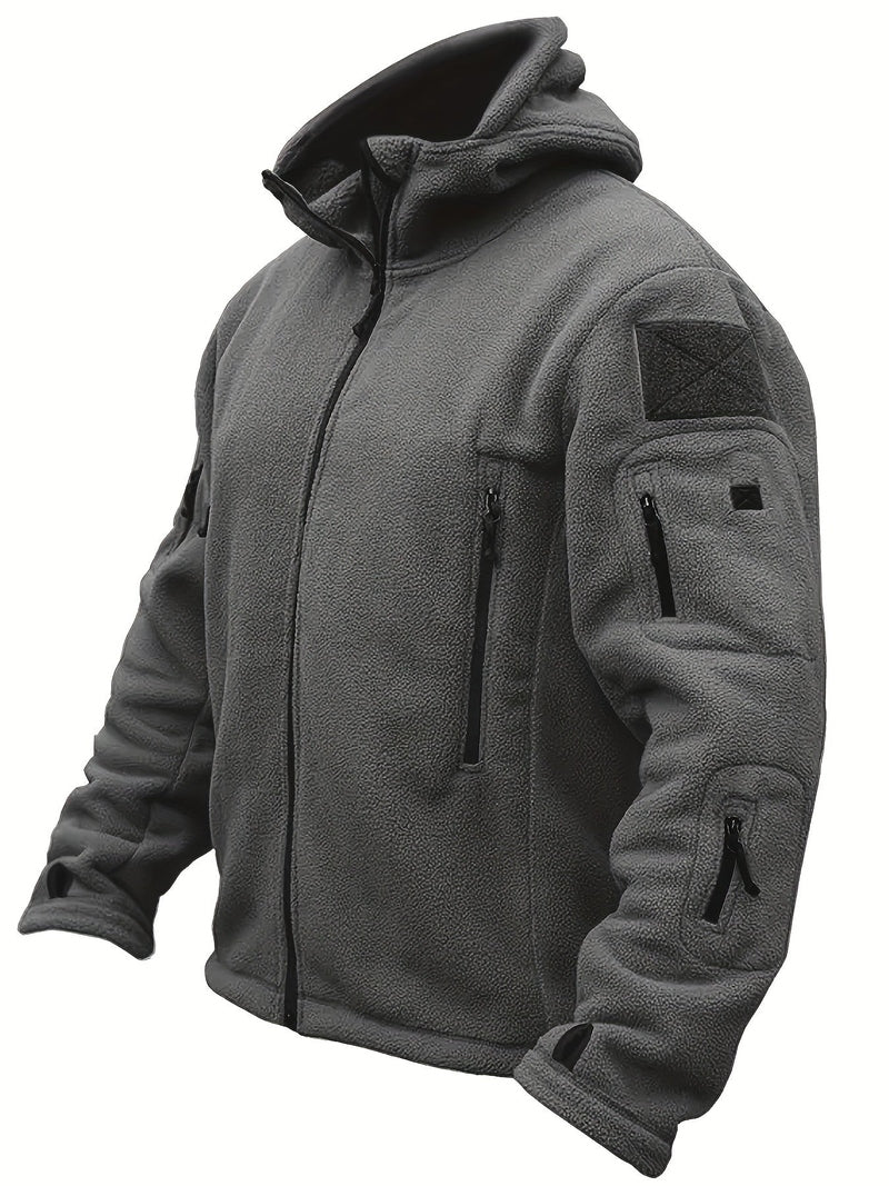 Fleece Jacket - Windproof Shell & Lightweight Warmth