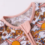 Pretty Floral Baby Sleep Romper