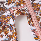 Pretty Floral Baby Sleep Romper