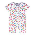 Adorable Colorful Print Baby Romper