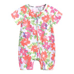 Adorable Colorful Print Baby Romper