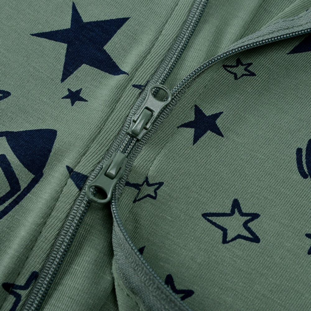 Grenouillère bébé à imprimés amusants