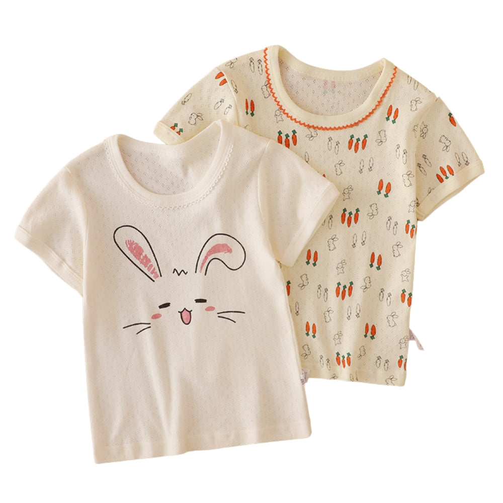 Ensemble de t-shirts imprimés adorables pour filles