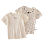 Ensemble de t-shirts imprimés adorables pour filles