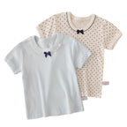 Ensemble de t-shirts imprimés adorables pour filles