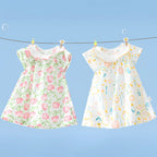 Robe d'été à manches courtes pour filles