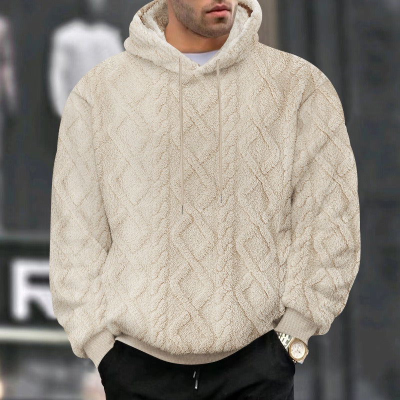 Hoodie Cotton Blend – Long Sleeve Cut & Structured Comfort