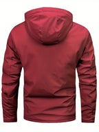Jacket - Hooded Polyester Blend & Easy Zip Front Warmth