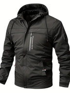 Jacket - Hooded Polyester Blend & Easy Zip Front Warmth