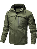 Jacket - Hooded Polyester Blend & Easy Zip Front Warmth