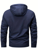 Jacket - Hooded Polyester Blend & Easy Zip Front Warmth