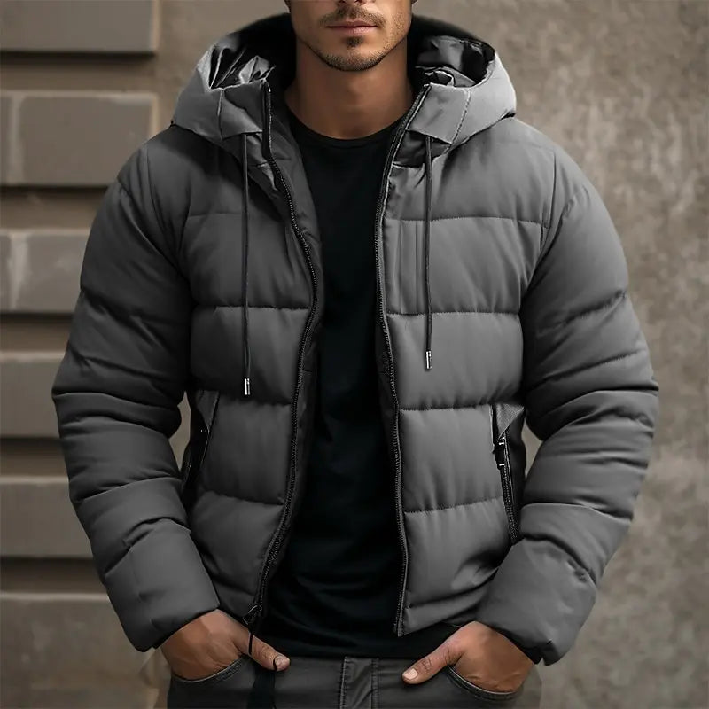 Jacket - Polyester Blend Shell & Quilted Hood Warmth