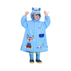 Imperméable à capuche pour enfants avec personnage 3D
