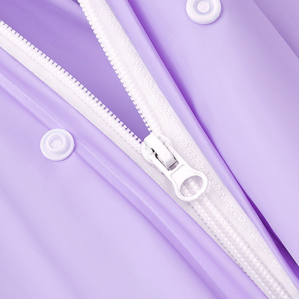 Imperméable à capuche imprimé dessin animé pour enfants