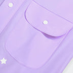 Imperméable à capuche imprimé dessin animé pour enfants