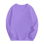 T-shirt à manches longues et col rond en coton pour enfants