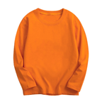 T-shirt à manches longues et col rond en coton pour enfants